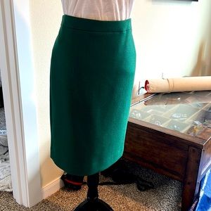 J. Crew #2 Wool Pencil Skirt